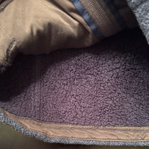 REI Kids Hoodie in Heathered Purple and Taupe - Picture 4 of 4